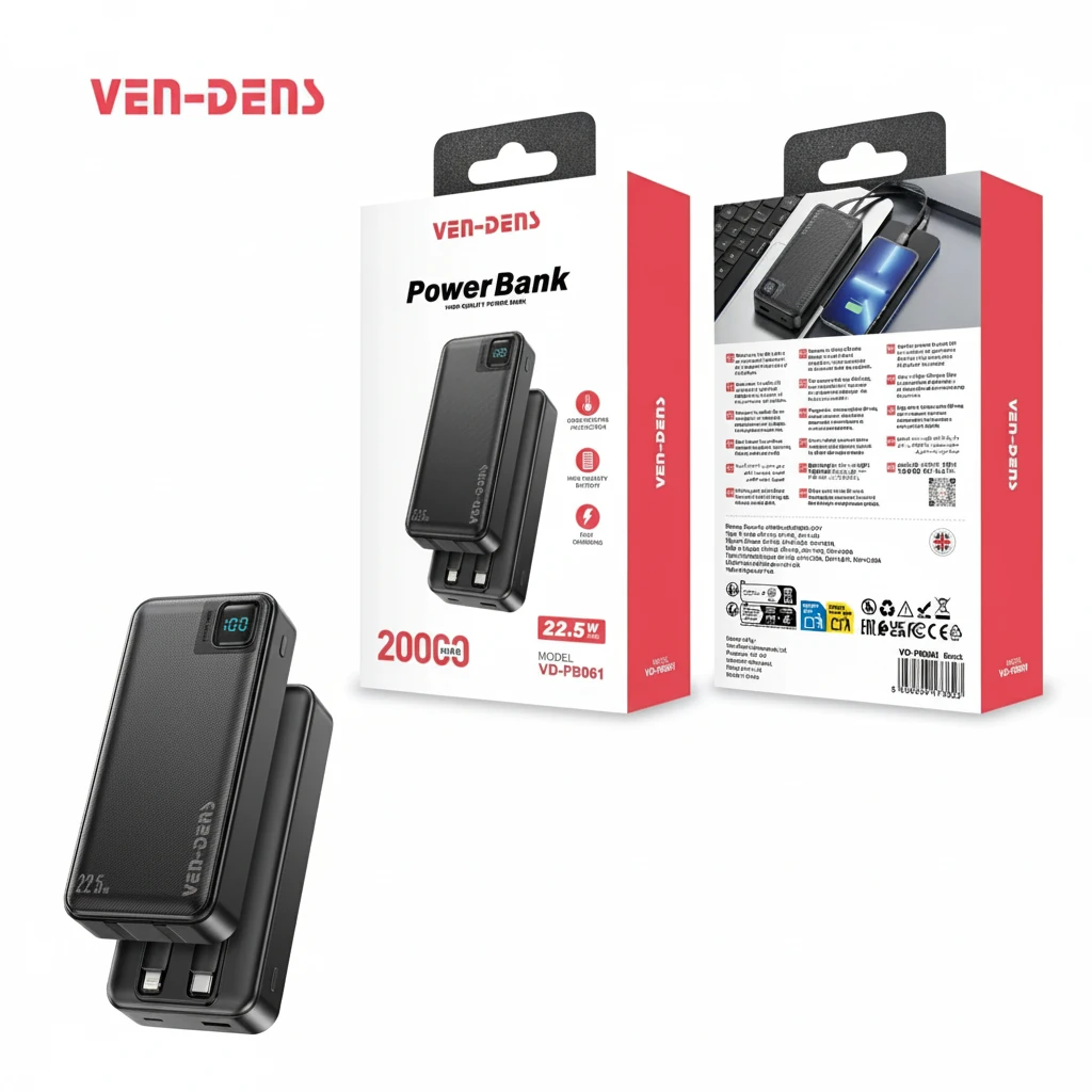 پاوربانک 22.5 وات ون دنس مدل PB061 ظرفیت 20000 میلی‌آمپرساعت