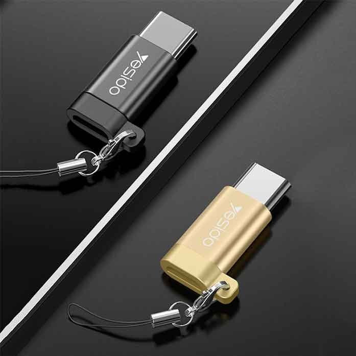 تبدیل میکرو USB به تایپ سی یسیدو مدل GS04