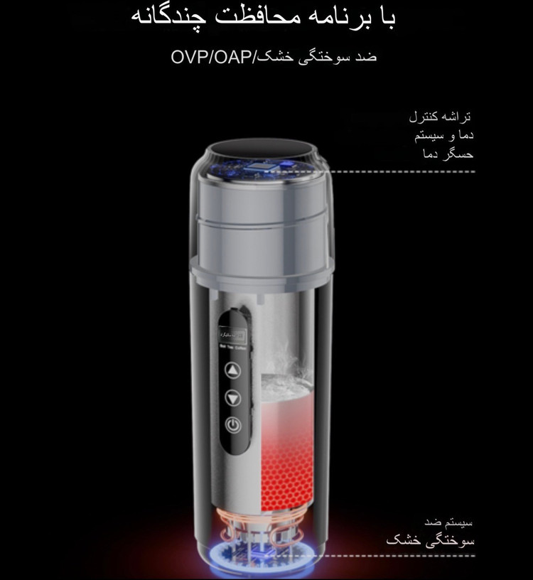 کتری برقی خودرو یسیدو مدل Yesido VC20