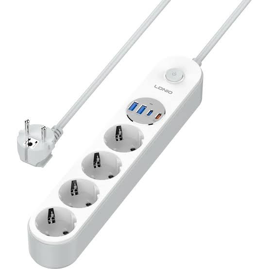 چندراهی برق الدینیو مدل SE1 با کابل ۲ متر و شارژر USB