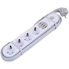 چندراهی برق الدینیو مدل SE1 با کابل ۲ متر و شارژر USB