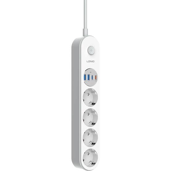 چندراهی برق الدینیو مدل SE1 با کابل ۲ متر و شارژر USB