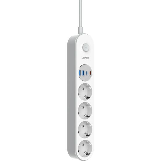 چندراهی برق الدینیو مدل SE1 با کابل ۲ متر و شارژر USB