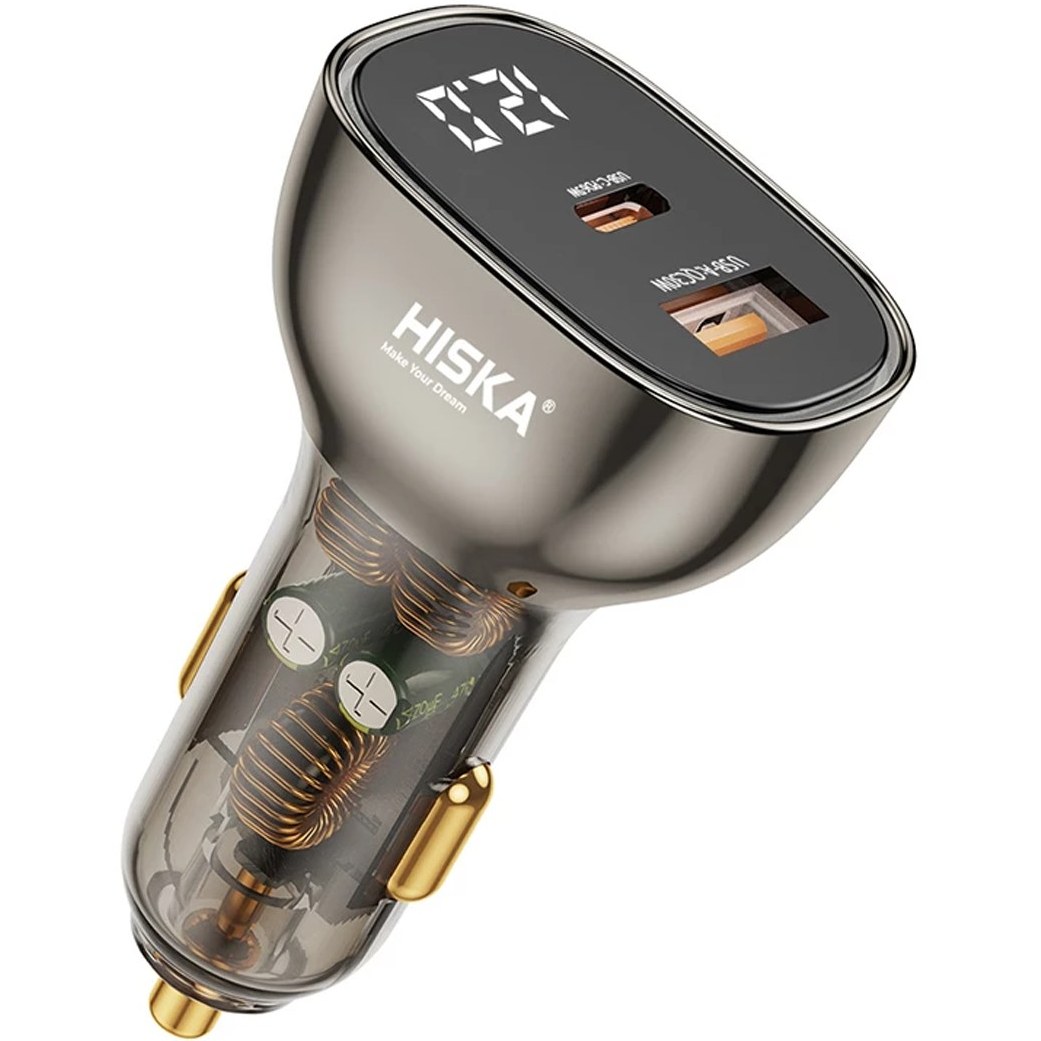 شارژر فندکی هیسکا مدل HCC-326 ظرفیت ۹۵ وات